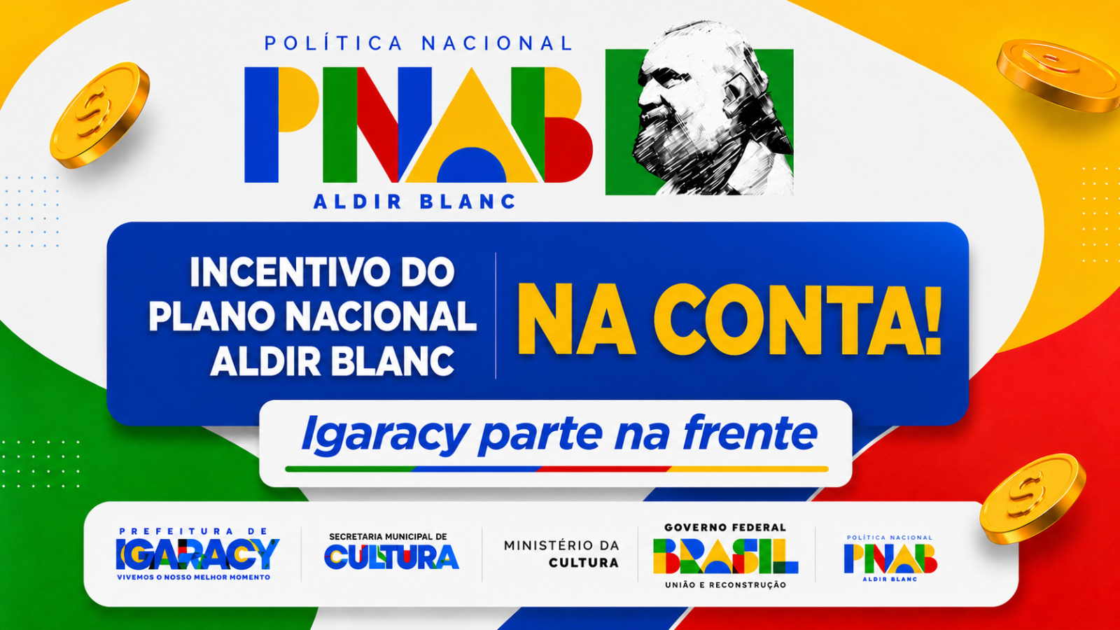     Igaracy sai na frente e garante pagamento da PNAB aos fazedores de cultura