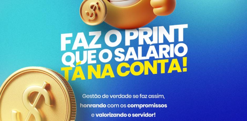Prefeitura de Igaracy paga salários dos servidores antes do carnaval